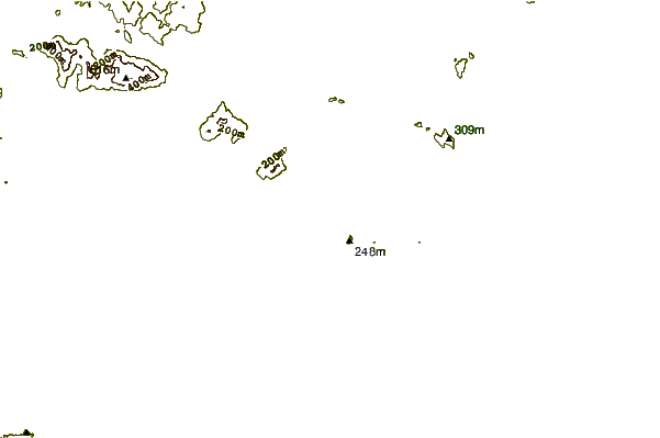 Shoreline around Ocean Bay Golf Club