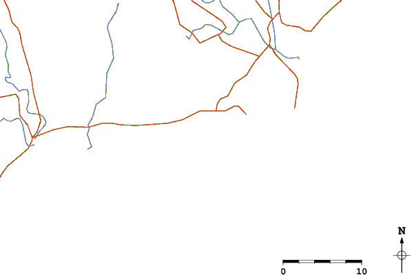 Roads and rivers around Ocean Bay Golf Club