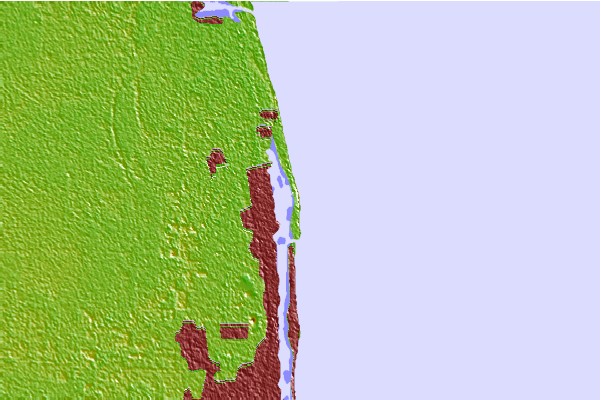 Surf spots located close to Ocean Reef Park