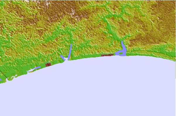 Surf breaks located close to Ocean Isle Beach/Pier