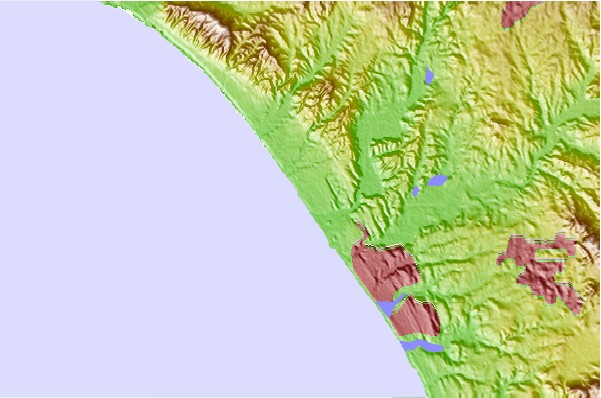 Surf spots located close to Oceanside Beach