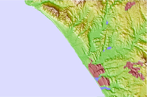 Surf spots located close to Oceanside Harbor
