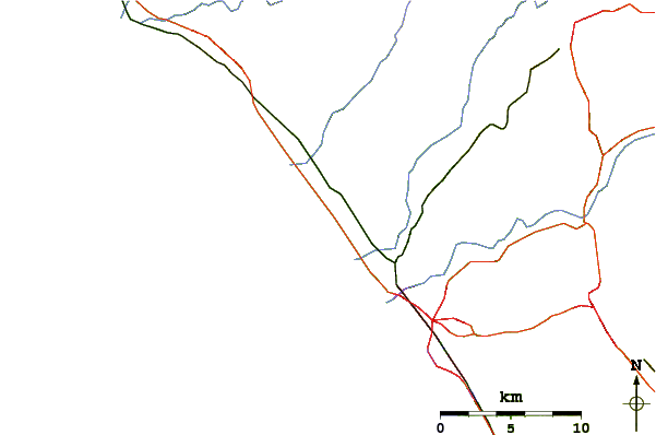 Roads and rivers around Oceanside Harbor