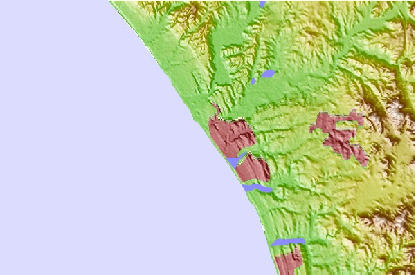 Surf spots located close to Oceanside Pier