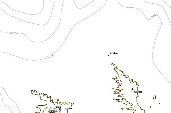 Shoreline around Off the Wall/Insanities