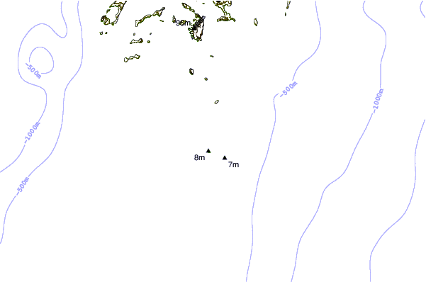 Shoreline around Oh Right