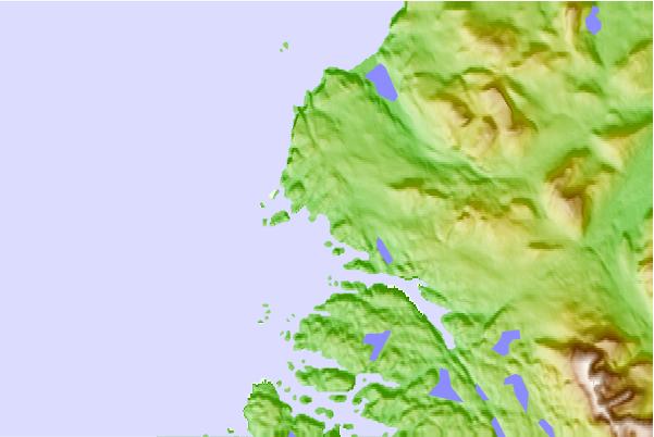 Surf spots located close to Oldshoremore