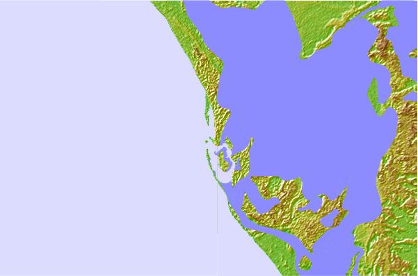 Surf spots located close to Olende