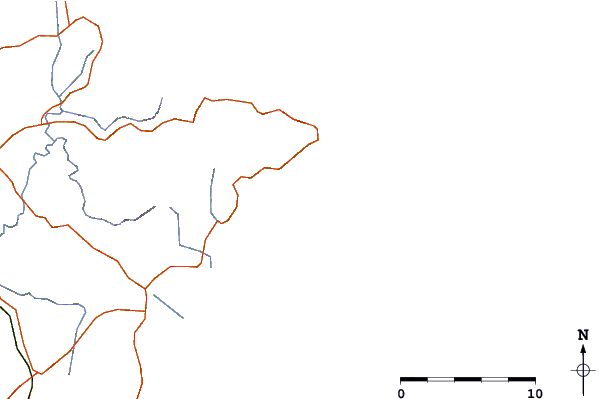 Roads and rivers around Omaha Beach and Bar