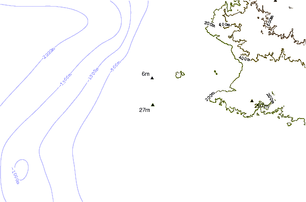 Shoreline around Ombak Tujuh
