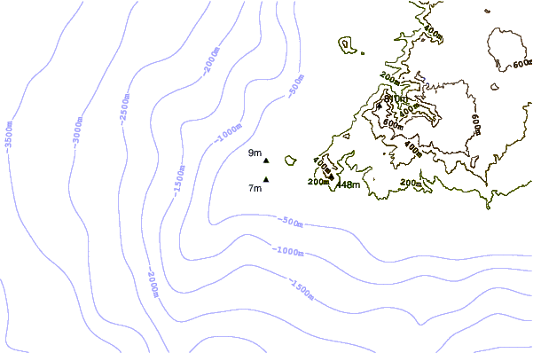 Shoreline around One Eye