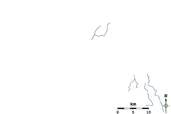 Roads and rivers around One Palm Point - Panaitan island