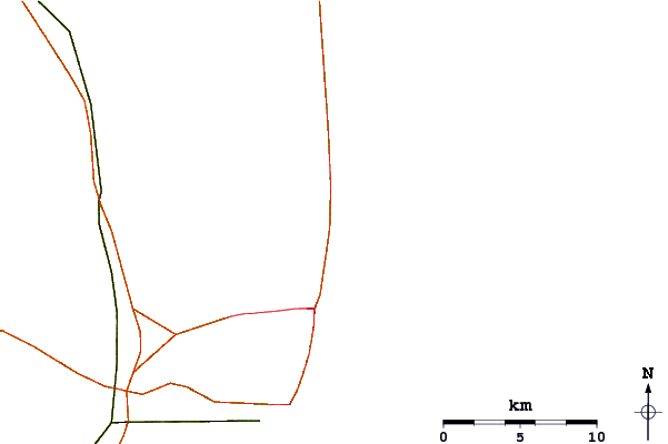 Roads and rivers around 120th Street