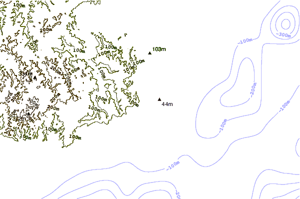 Shoreline around Onjuku