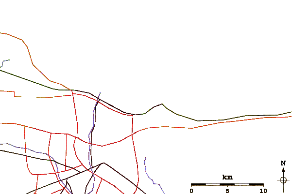Roads and rivers around Ontario Beach-Rochester