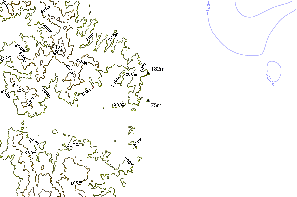 Shoreline around Orakawa