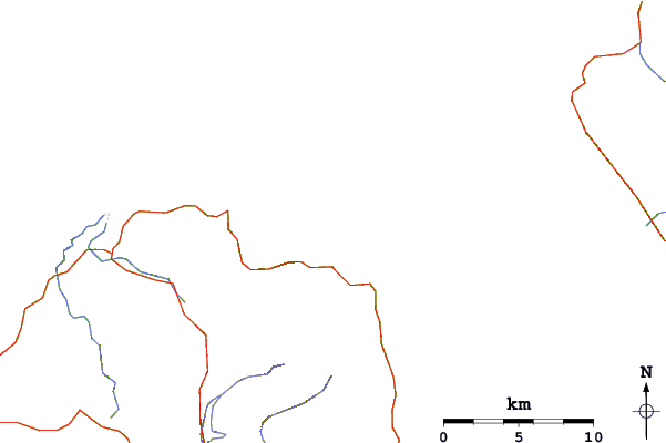 Roads and rivers around Orere Point