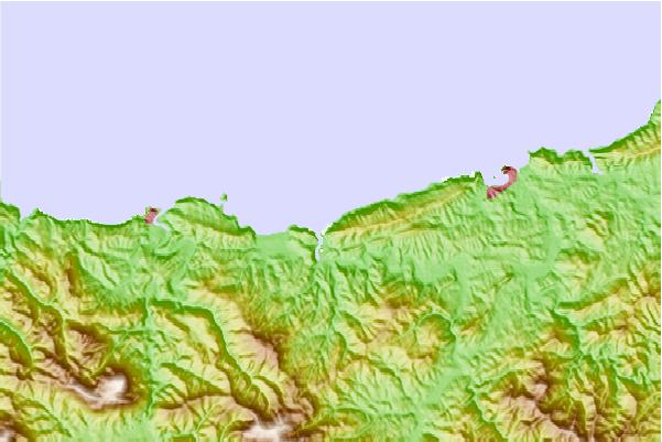 Surf spots located close to Orio