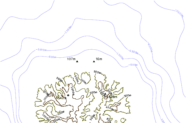 Shoreline around Orofara Beach