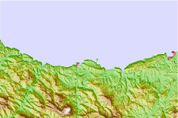 Surf spots located close to Orrua