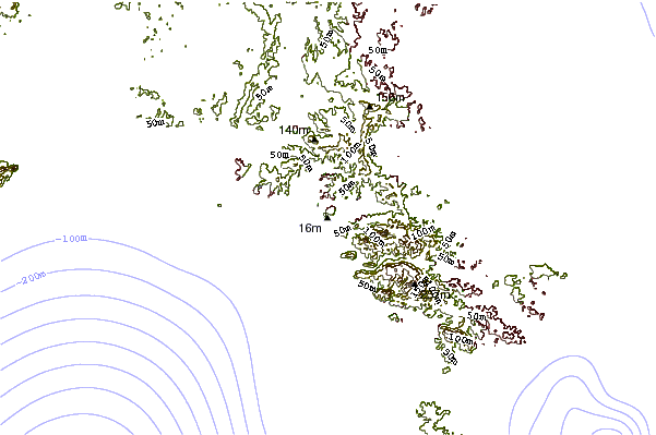 Shoreline around Osaki