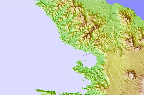 Surf spots located close to Ostional