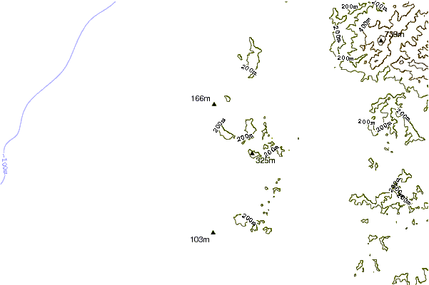 Shoreline around Otter Rock