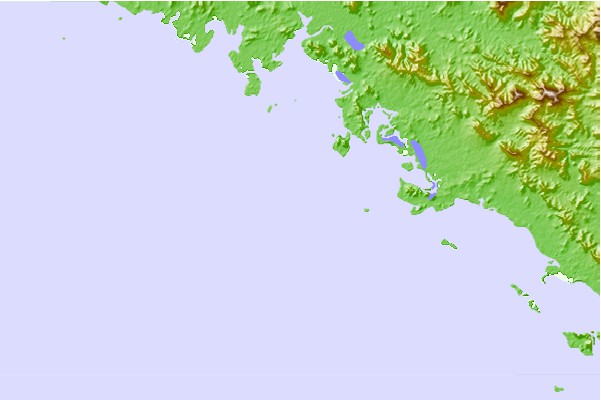 Surf spots located close to Ouano Lefts