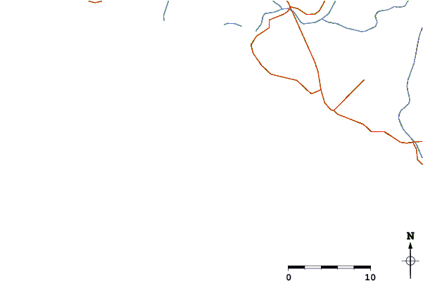 Roads and rivers around Ouano Lefts