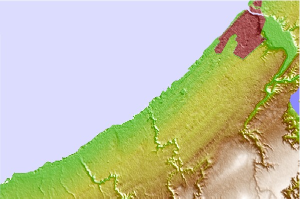 Surf spots located close to Oued Iquem