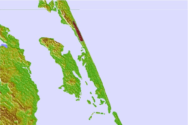 Surf spots located close to Outer Banks Pier