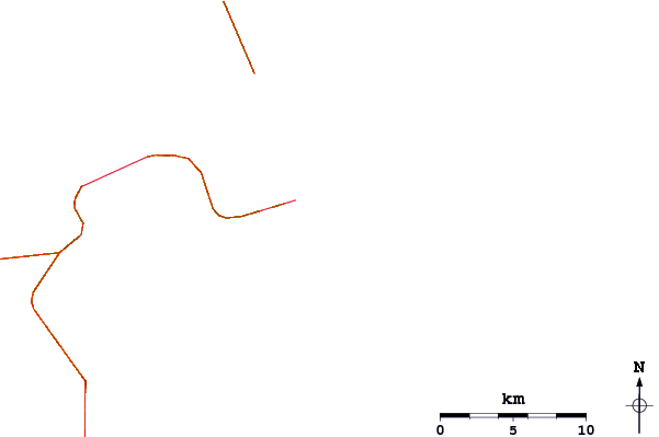 Roads and rivers around Outer Banks Pier