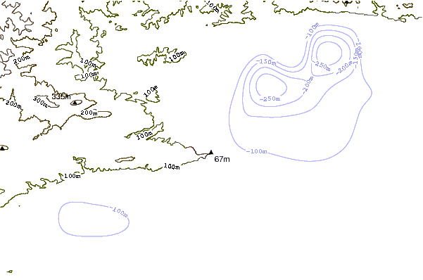 Shoreline around Outer Pool