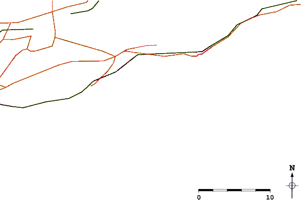 Roads and rivers around Outside Ponquogue