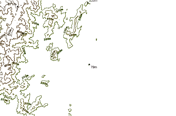 Shoreline around Ouvidor