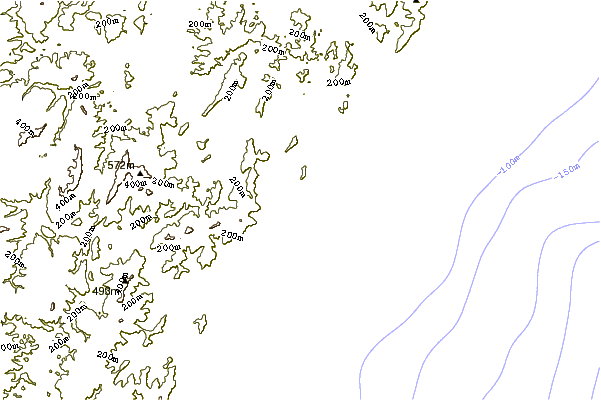 Shoreline around Owahanga