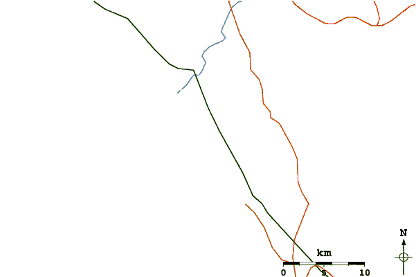 Roads and rivers around Oyster Bar Beachbreak