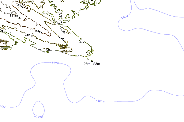Shoreline around Oyster Bay