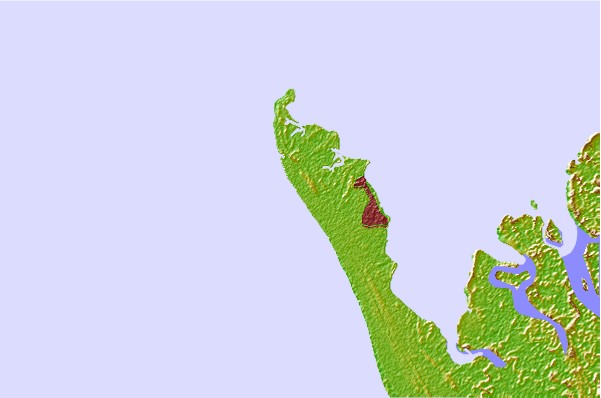 Surf breaks located close to PG2