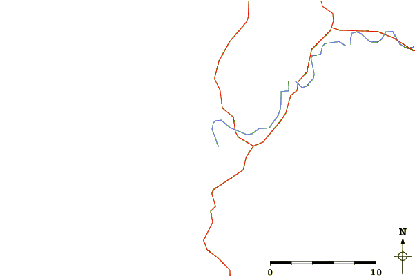 Roads and rivers around Pacific City/Cape Kiwanda