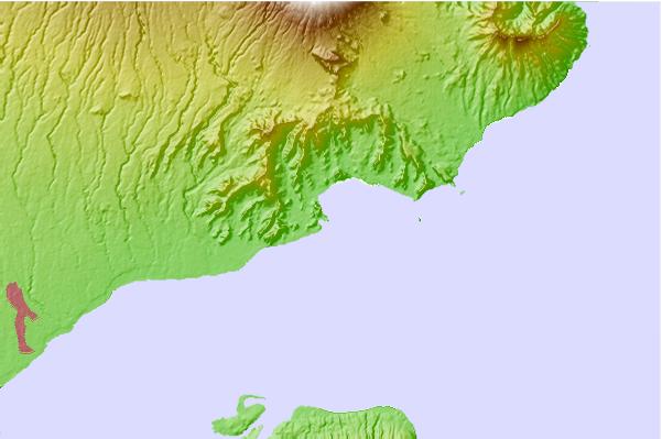 Surf spots located close to Padangbai