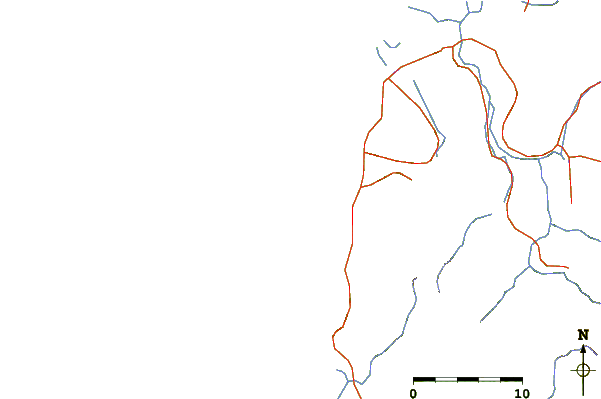 Roads and rivers around Cape Pakarang Reefs