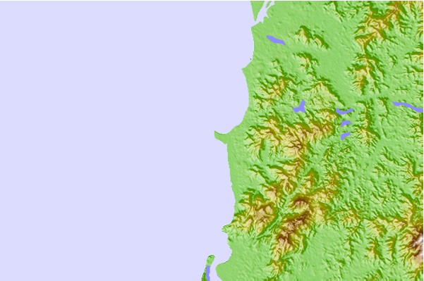 Surf spots located close to Cape Pakarang Right