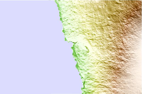 Surf spots located close to Palemano Point