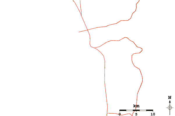 Roads and rivers around Palemano Point
