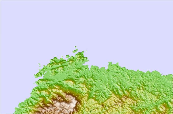 Surf spots located close to Palenque