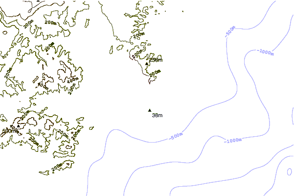 Shoreline around Palm Beach
