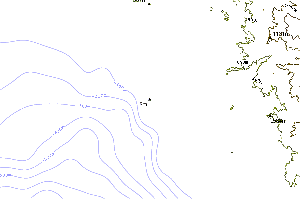 Shoreline around Palm Beach (Todos Santos)
