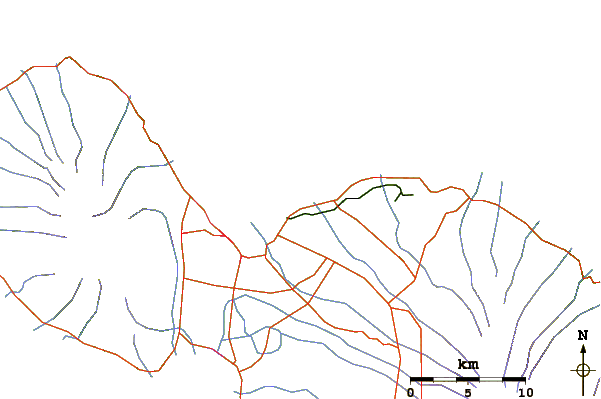 Roads and rivers around Palm Point