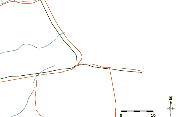 Roads and rivers around Palma Sola